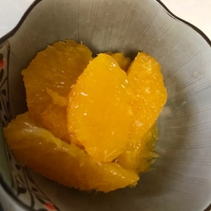 ネーブルオレンジの切り方